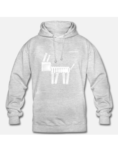 Sudadera Massdumper Modelo Dog Basic gris