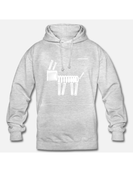 Sudadera Massdumper Modelo Dog Basic gris