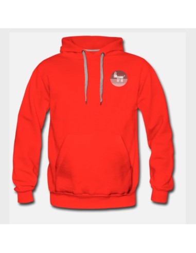 Sudadera Massdumper Modelo Dog Basic Roja