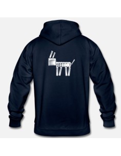 Sudadera Massdumper Modelo Dog Basic Azul