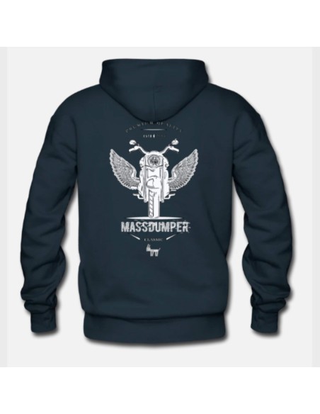 Sudadera Massdumper Modelo Moto Azul