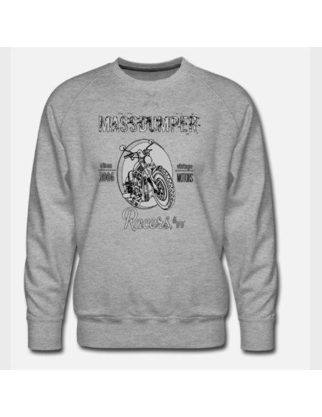 Sudadera Massdumper Modelo Racers Gris